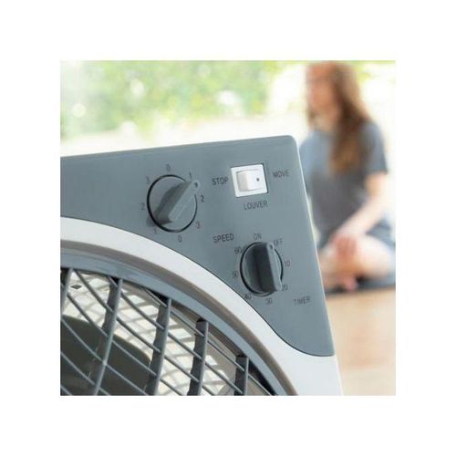 Venezia Ventilateur de Table Carré 3 Vitesse 12 Pouces 35 Watt