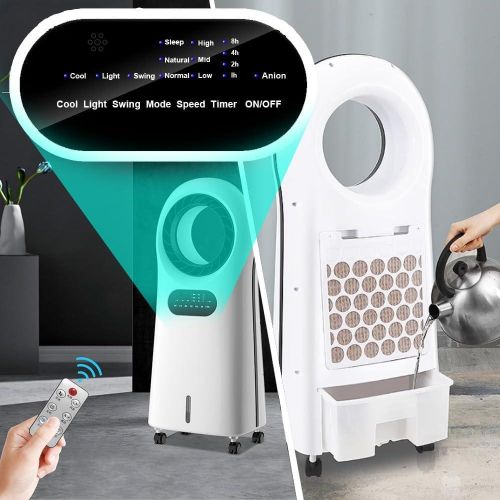 Ventilateur Brumisateur avec Système de Refroidissement  avec Télécommande- LCD - 110w - 3.5L